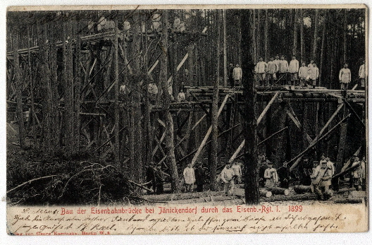 03_22 Bau Eisenbahnbrücke Holz 1899 03_22 Bau Eisenbahnbrücke Holz 1899